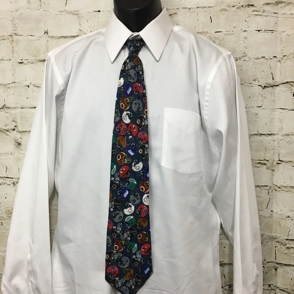 NFL NFC and AFC Team Helmets Mens Neck Tie